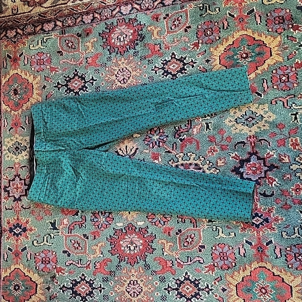 Banana republic geometric pattern trousers